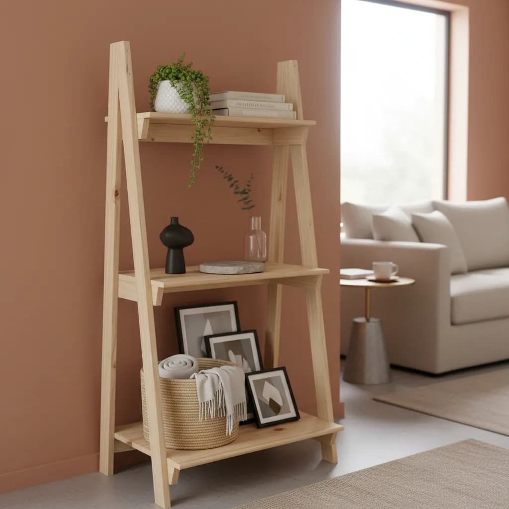 Prateleira Organizadora Com Suporte 3 Degraus Decorativa