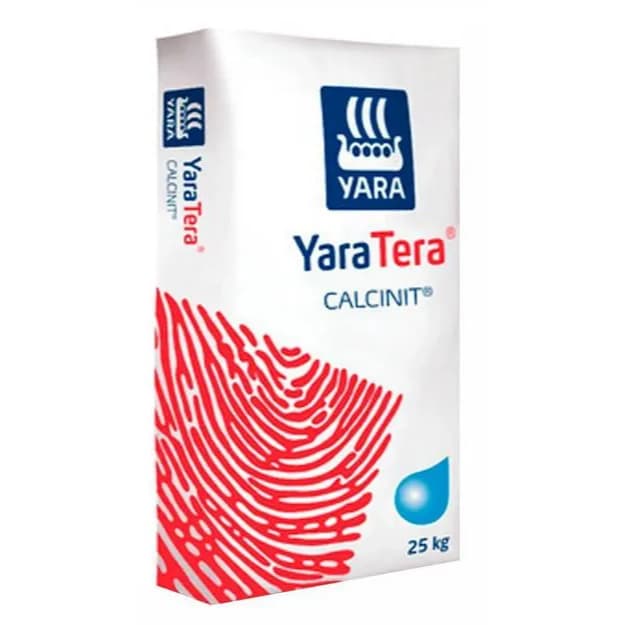 Nitrato de Cálcio  Fertilizante Calcinit Hidroponia Yara 25 KG