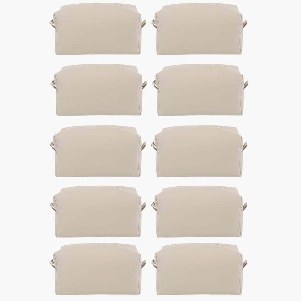 Necessaire Organizadora Unissex Kit 10 Unidades Porta Objetos Maquiagem Acessórios