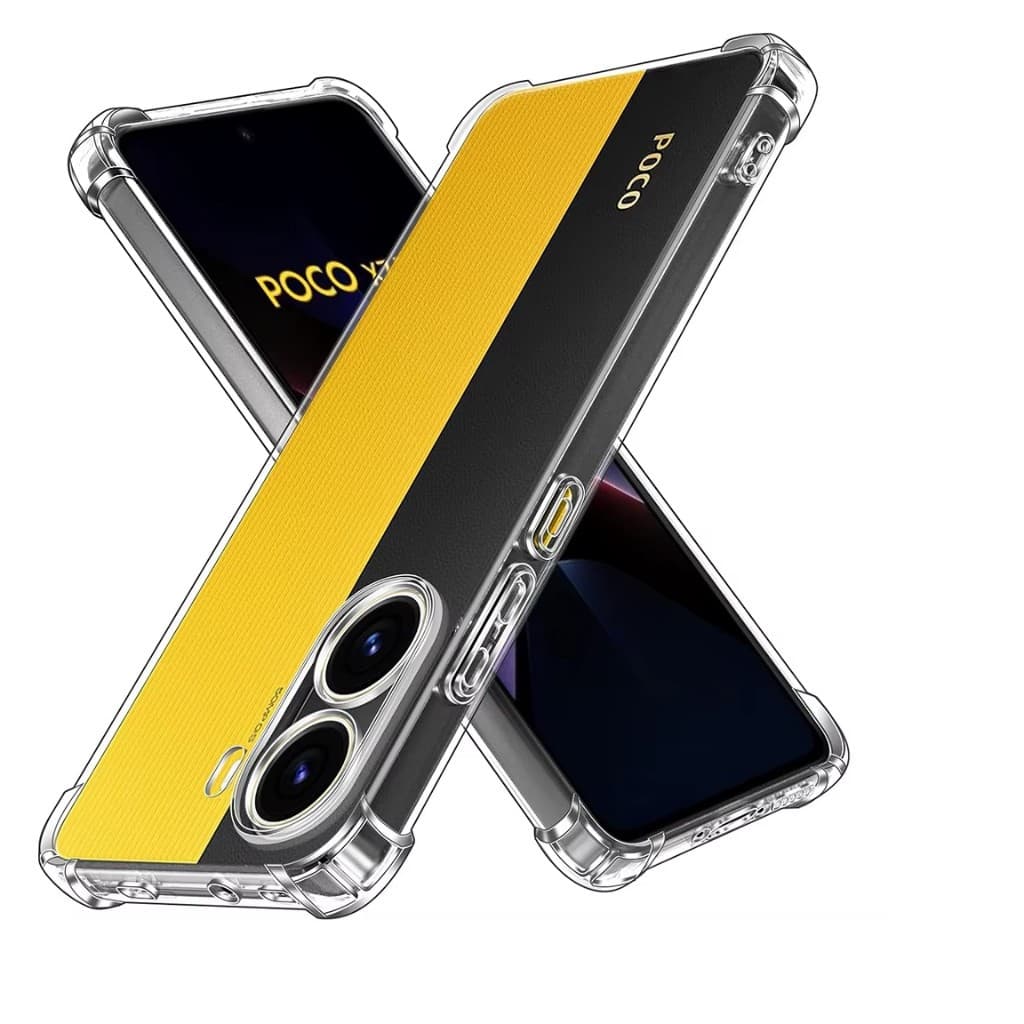 Capa Xiaomi POCO X7 PRO - Capinha Case Transparente Anti Impacto Borda Reforçada Silicone TPU