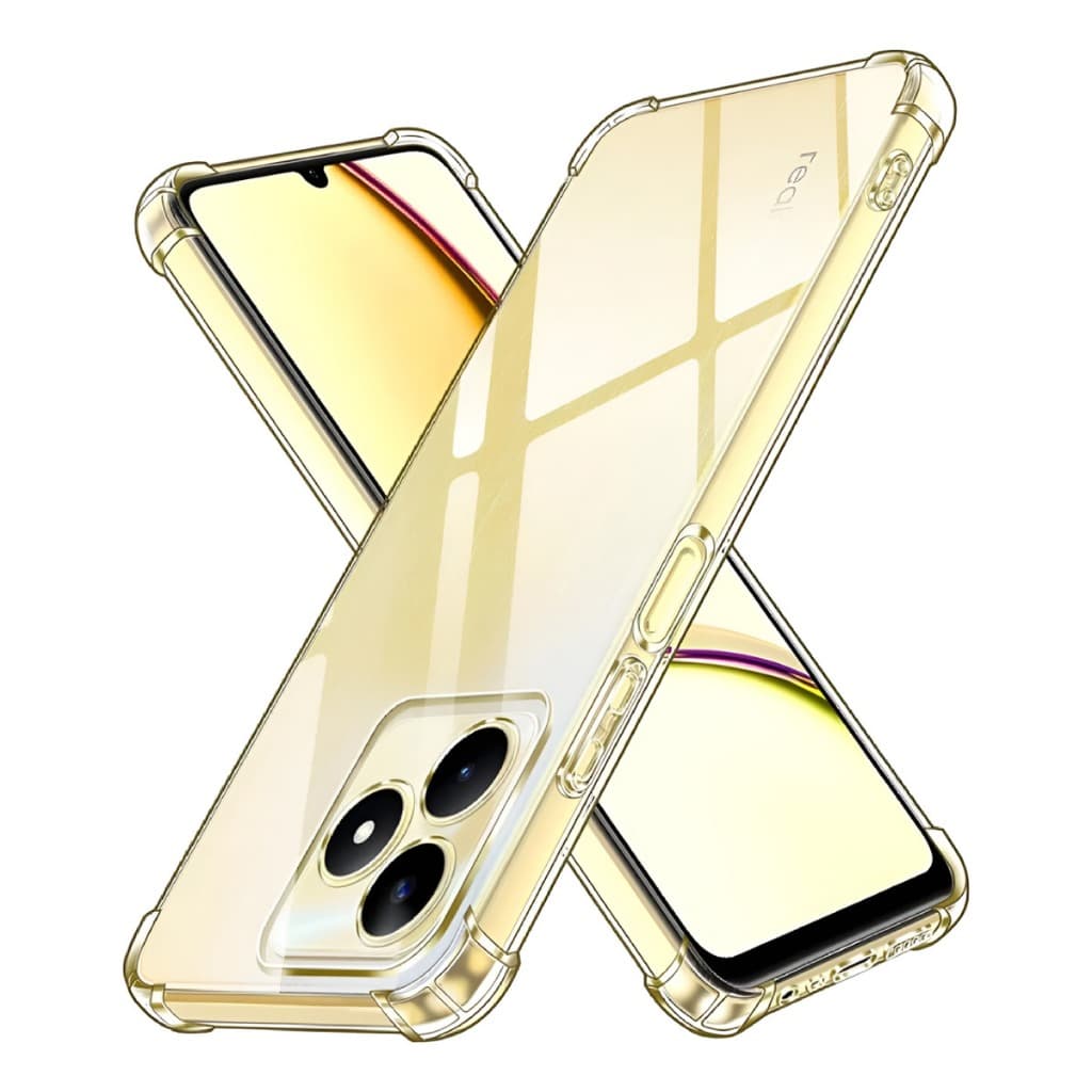 Capa Xiaomi Realme Note 50 - Capinha Case Transparente Anti Impacto Borda Reforçada Silicone TPU
