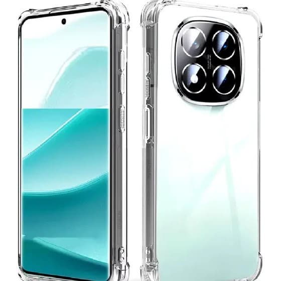 Capa Xiaomi POCO X7 - Capinha Case Transparente Anti Impacto Borda Reforçada Silicone TPU