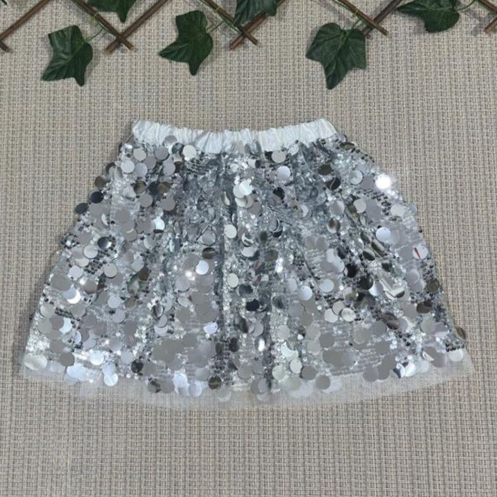 Saia carnaval paete com lantejoulas TAM UNICO vest 36-40