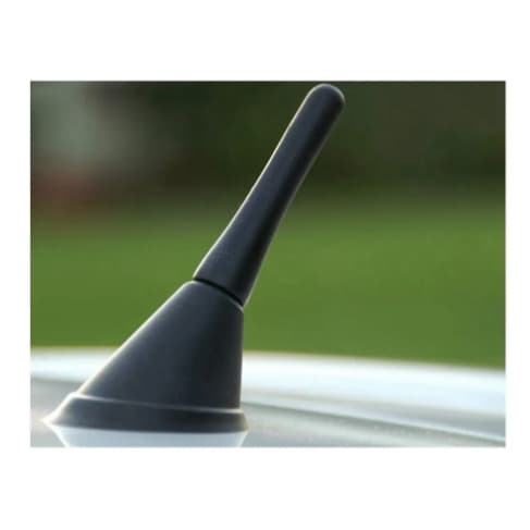 Antena Carro Universal Curta Fm Am Sinal Rádio Mini Preto Preto