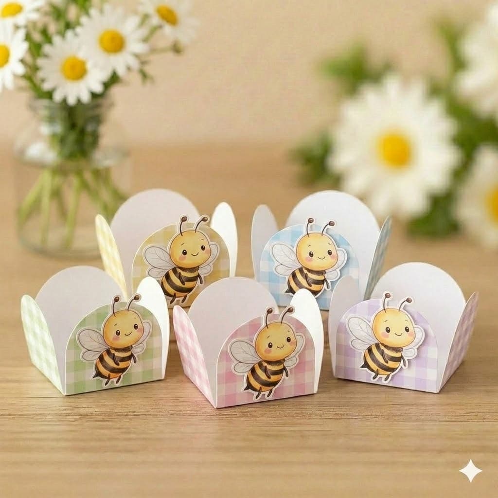 Forminha abelhas abelhinhas para doces – festa personalizada – envio rápido