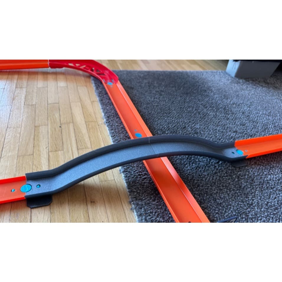 Ponte de Cruzamento - Elevação e Passagem Superior -Compatível c/ Pista Hot Wheels - Impressão 3D