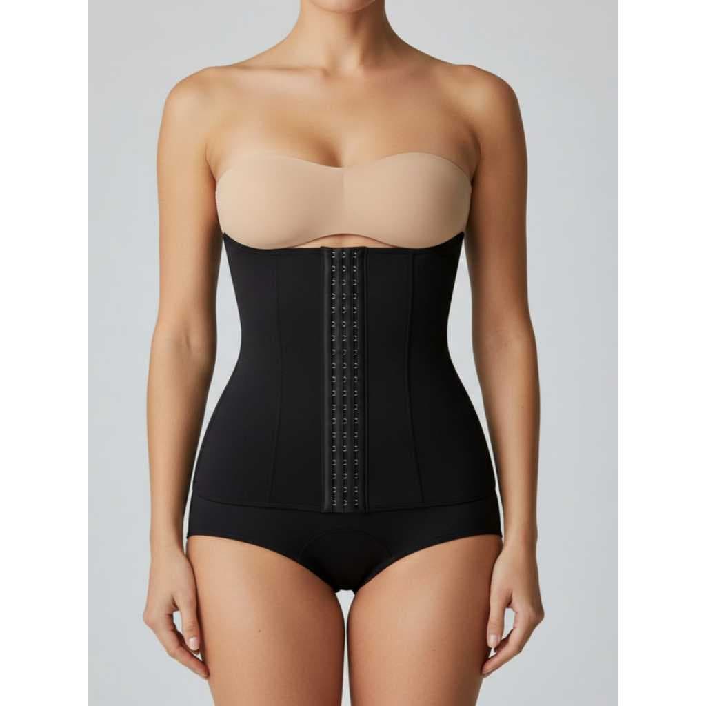 Calcinha Cinta Modeladora Abdominal Redutora Alta Compressão Esconde Zero Barriga Ajustável Realça Curvas