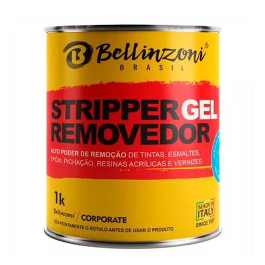 Removedor De Cola de Sapateiro,Tintas, Verniz e Resinas- STRIPPER GEL REMOVEDOR –900ml