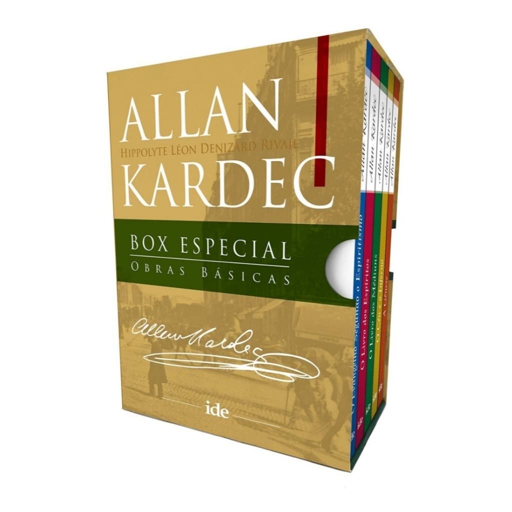 Box Especial Obras Básicas de Allan Kardec 5 Livros Pentateuco, IDE Editora