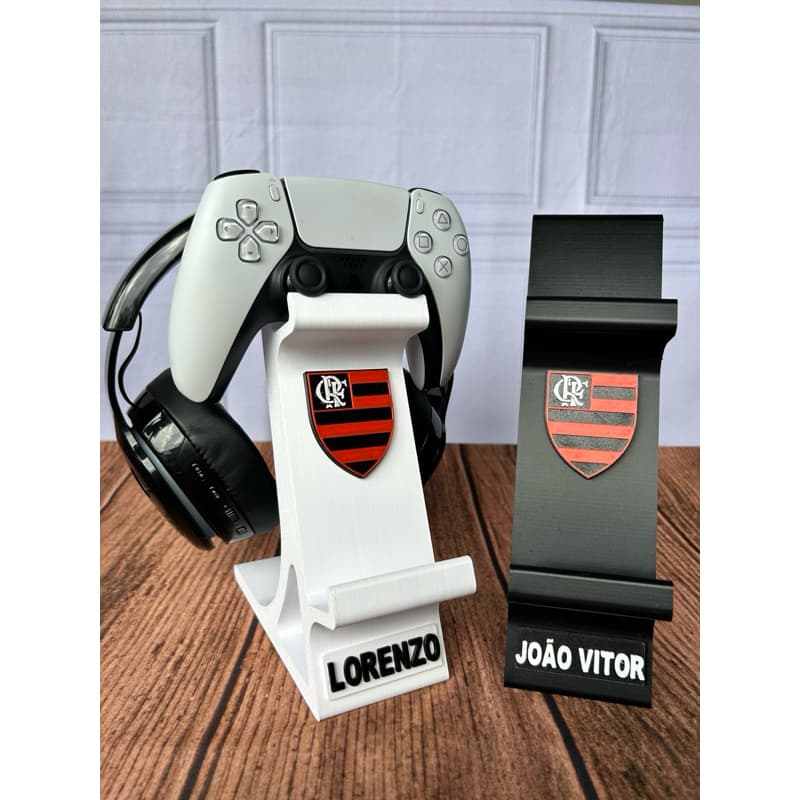 suporte de controle em 3D - Suporte de controle e fone personalizado em 3D-controle