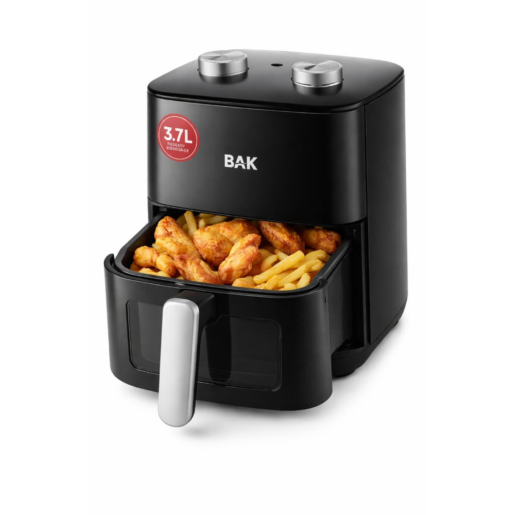 Air Fryer BAK Sem Óleo | Fritadeira Elétrica com Timer e Controle de Temperatura