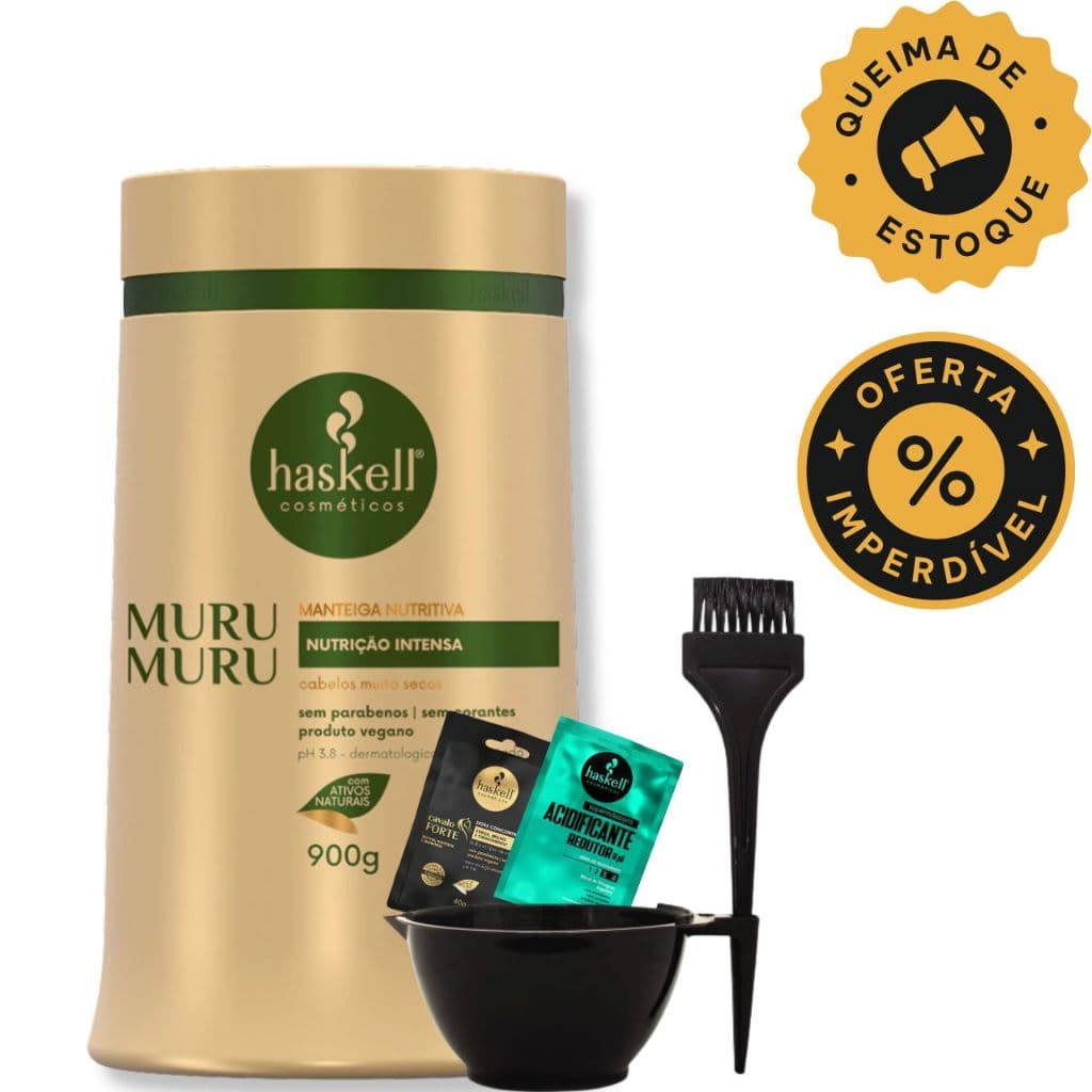 Manteiga Hidratante Haskell Murumuru 900gr