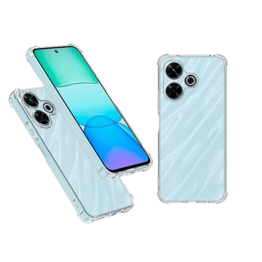 Capa Xiaomi Redmi 13 4G - Capinha Case Transparente Anti Impacto Borda Reforçada Silicone TPU