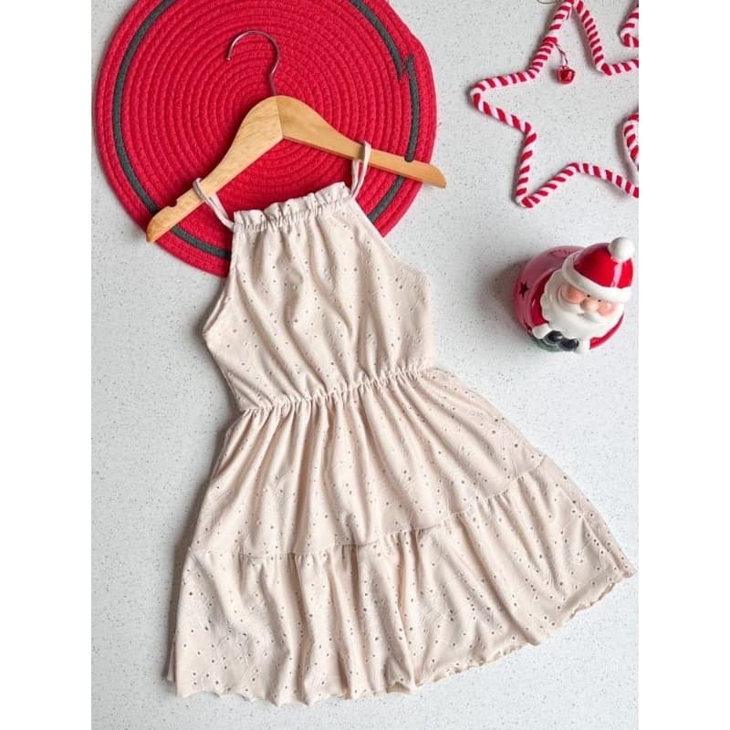 Vestido Infantil Menina Lese Delicado Elegante Confortável  Ideal para Festas