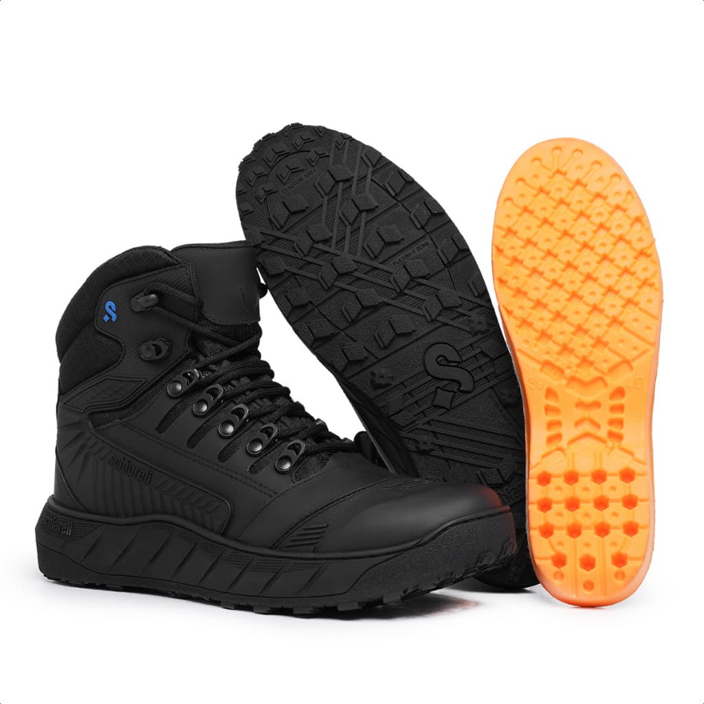 Bota Coturno Militar Cores Tática Tatico Couro Casual Schiareli 956
