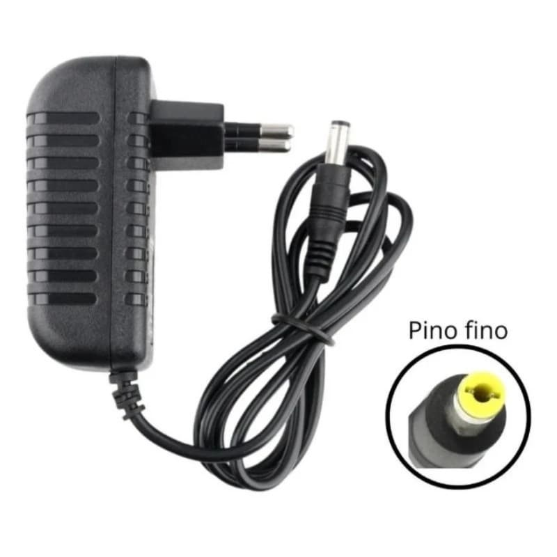 Carregador Para Caixa Som Multilaser Sp289 Sp314 Sp340 Sp395 Carregador 9v plug fino Sp289 Sp314 Sp340 Sp395