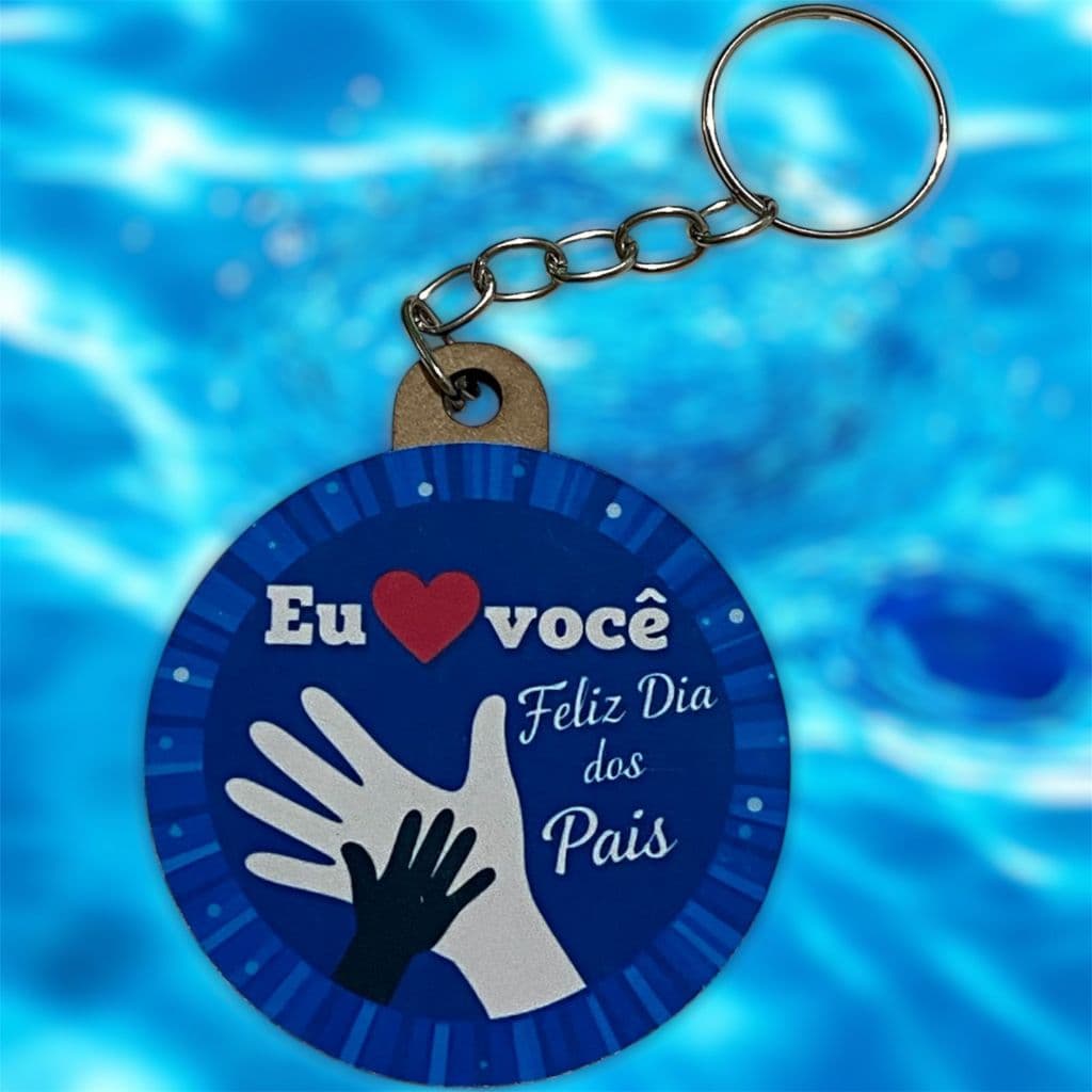 Chaveiros Adesivados Dia Dos Pais Mdf Lembrancinha Festa Eventos 3mm Pai Comemoraçao