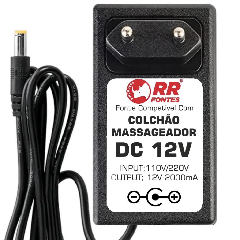 Fonte 12v Para Colchão Magnético Massageador Vibratorio