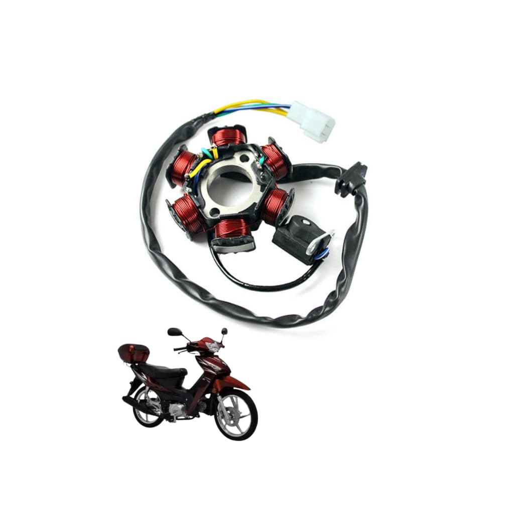 Estator Shineray Phoenix + 50cc 2015-2019 6 Bobinas