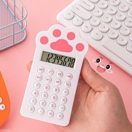 Calculadora patinha de gato Tris Holic