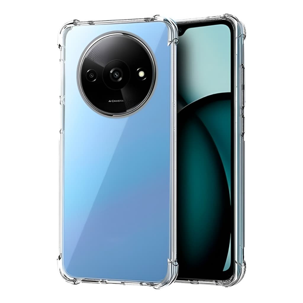 Capa Xiaomi Redmi A3 - Capinha Case Transparente Anti Impacto Borda Reforçada Silicone TPU