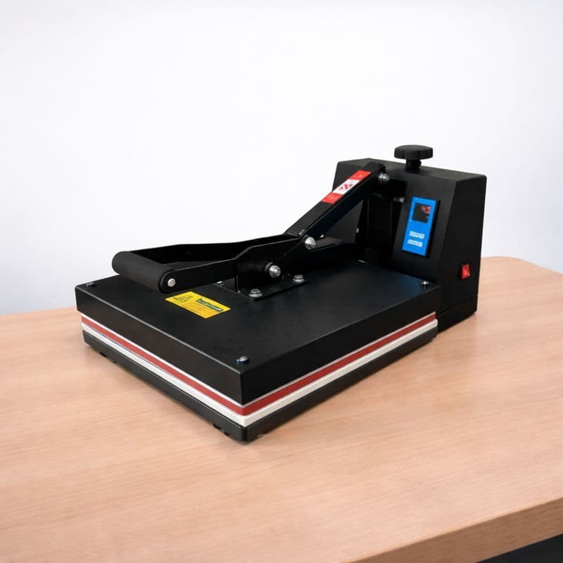 Prensa Térmica 38x38cm Plana | Sublimação e DTF | Máquina de Estampa