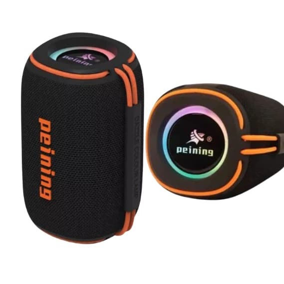 CAIXA DE SOM LED RGB 5W PEINING BLUETOOTH RESISTENTE A AGUA PEI-212BTS