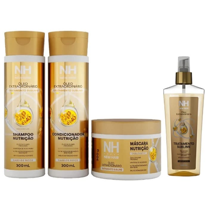 Kit Nh Óleo Extraordinário Tratamento Sublime (Nutrição) - Belkit