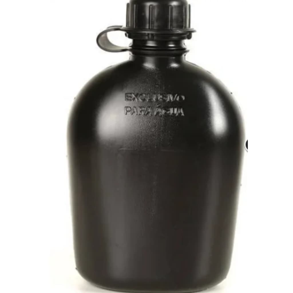 Cantil Militar para água - Fox Boy - Preto - 900 ml