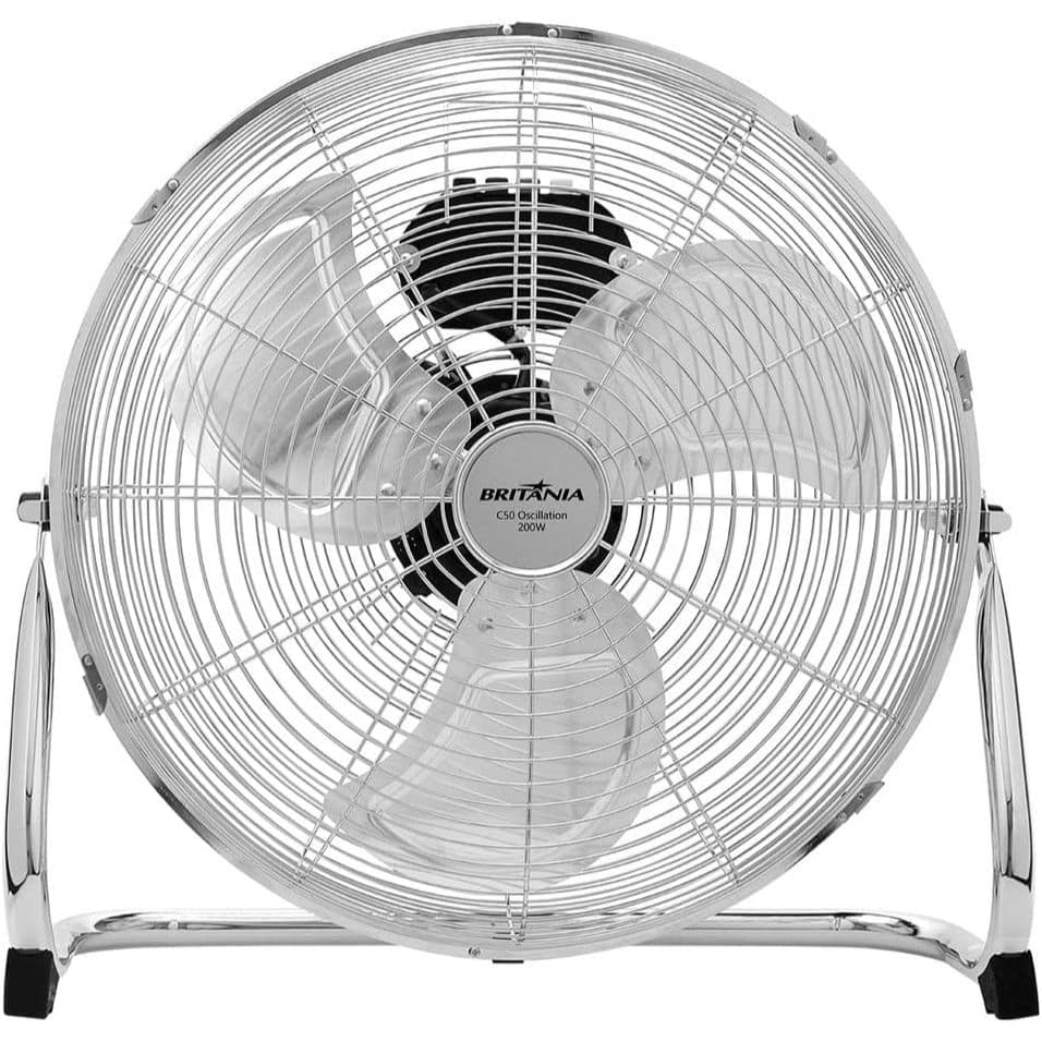 Circulador de Ar Britânia 200W 3 Pás C/43cm C50 Oscillation - 127v