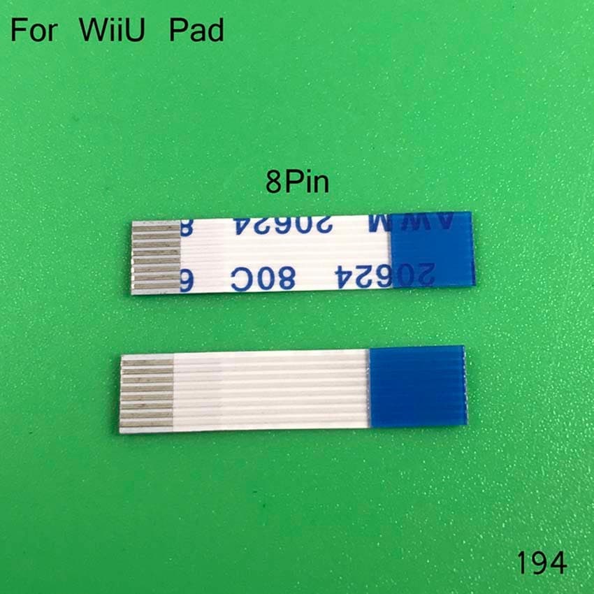 Cabo Flat 8 vias Placa Carga Pad Nintendo Wii U 20mm 8 Pinos