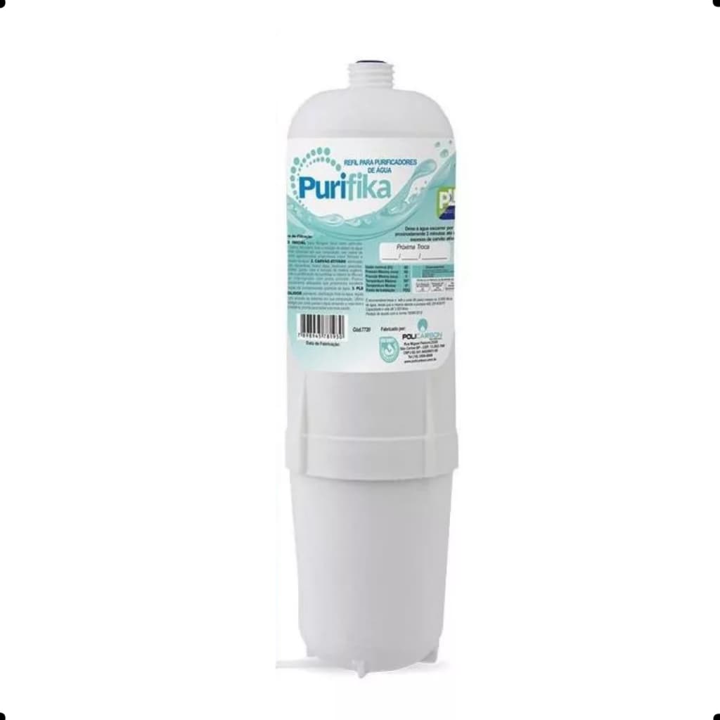 Filtro Refil Purifika Compatível Com Purificadores De Água Soft Everest, Soft Plus, Star, Slim, Fit, Baby