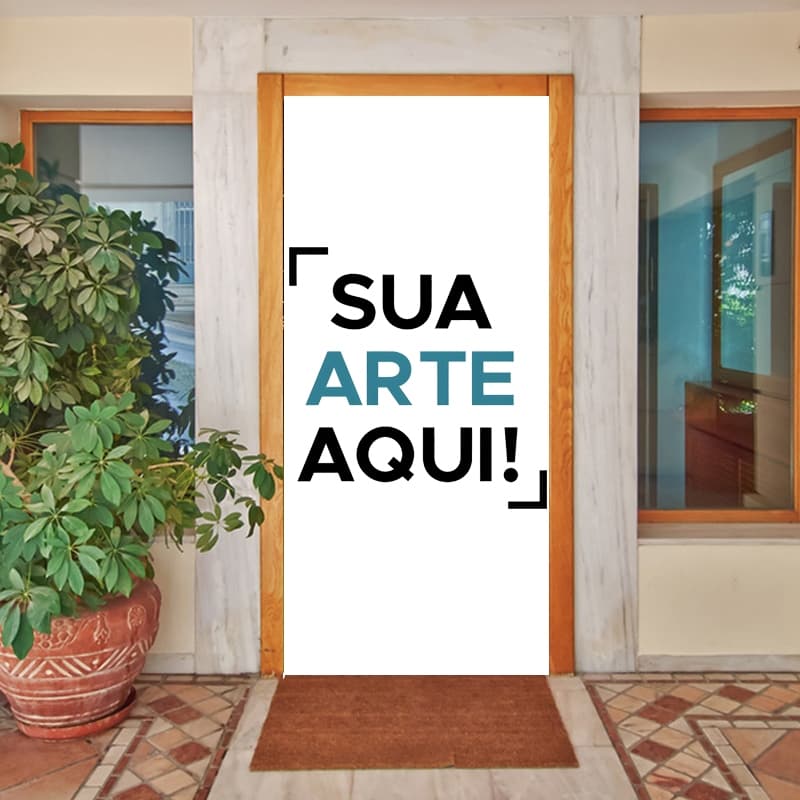 Capa Para Porta Decorativa SEU TEMA AQUI Sublimado Em Tecido 0,85x2,10m VARIAS ESTAMPAS( *LEIA A DESCRIÇÃO*)