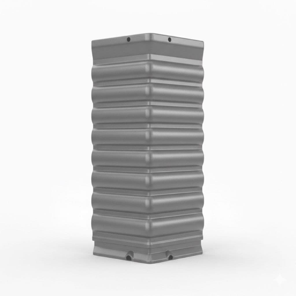 Chapéu Capa de Muro Pingadeira Plástico Kit 30 Peças 10 Metros Linear Moderno Elegante e Fácil de Montar