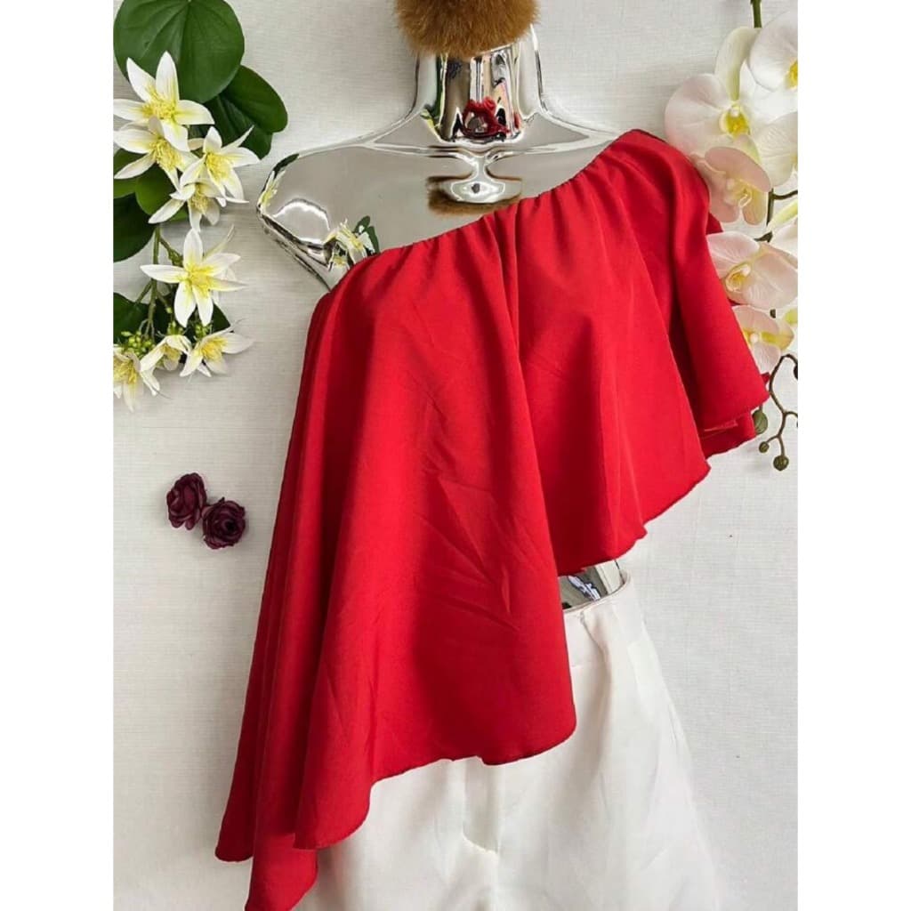 blusa feminino com babados