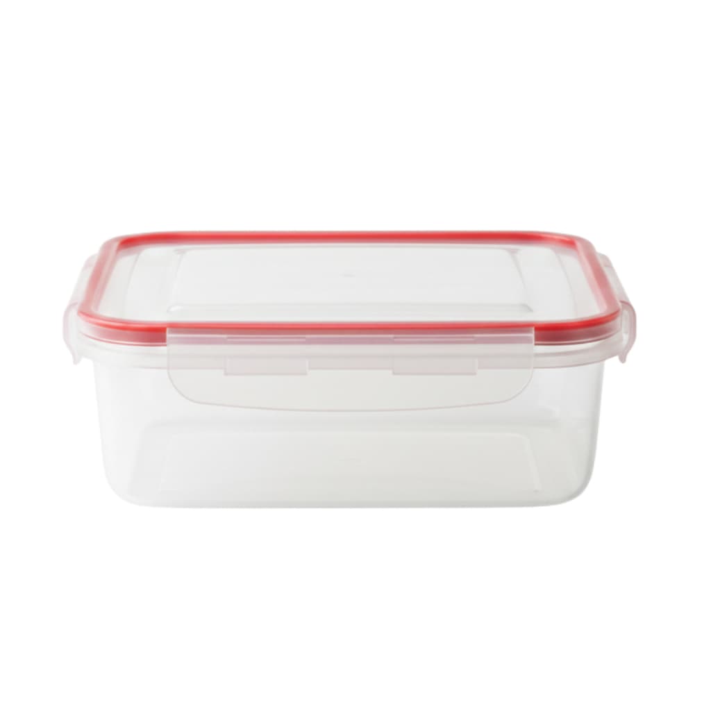 Pote Transparente com Trava + Vedação 1,1L Freezer e Microondas Marmitas Fitness