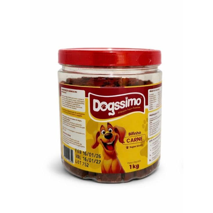 Petisco Dogssimo 1kg e 2,5kg - O Favorito dos Cães