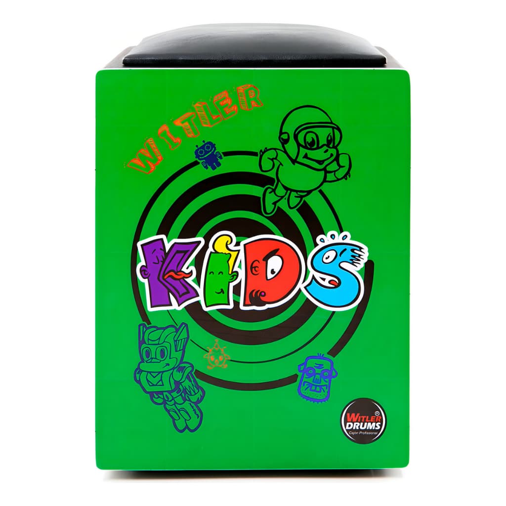 CAJÓN INFANTIL INSTRUMENTO MUSICAL PARA CRIANÇA | VERDE