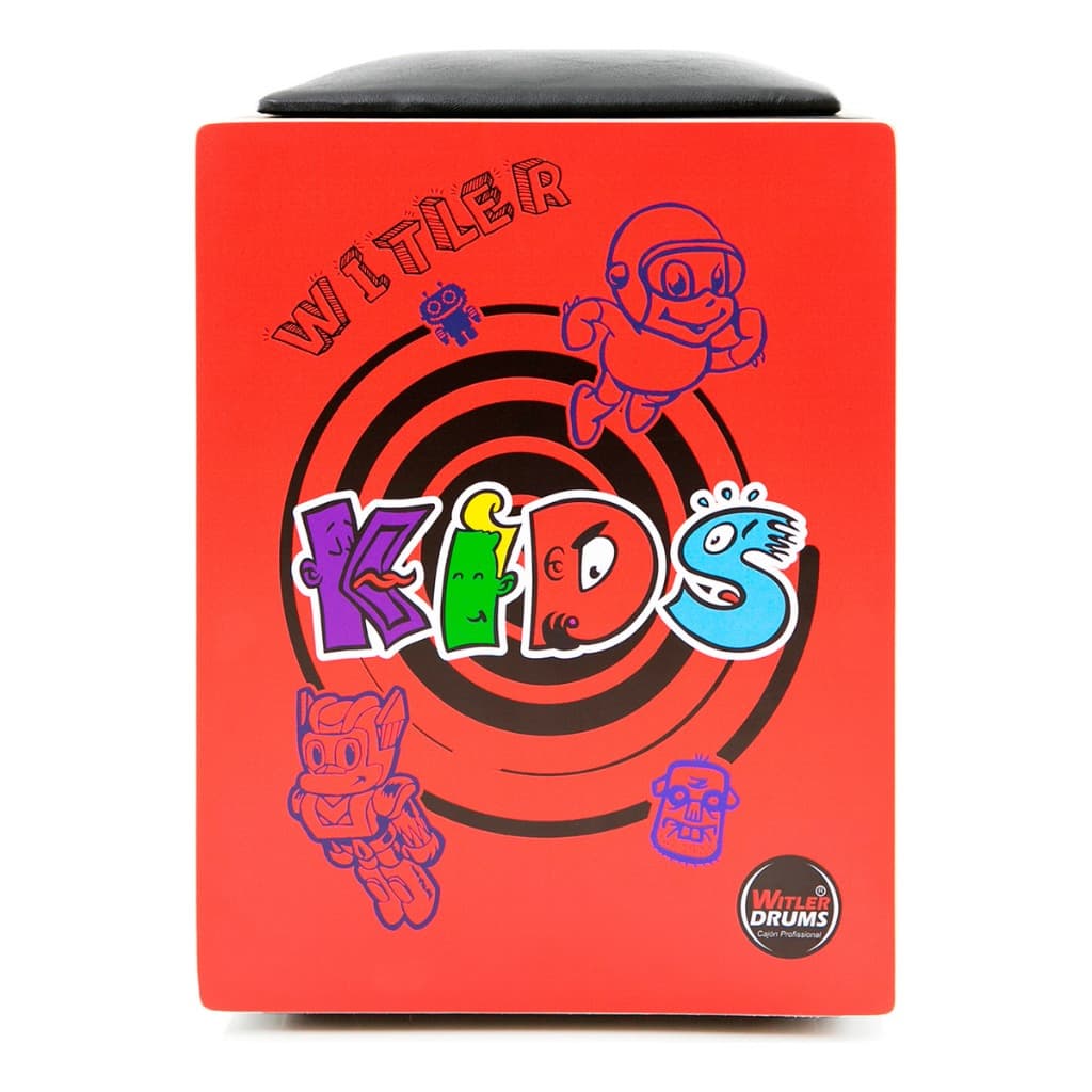 CAJÓN INFANTIL INSTRUMENTO MUSICAL PARA CRIANÇA | VERMELHO
