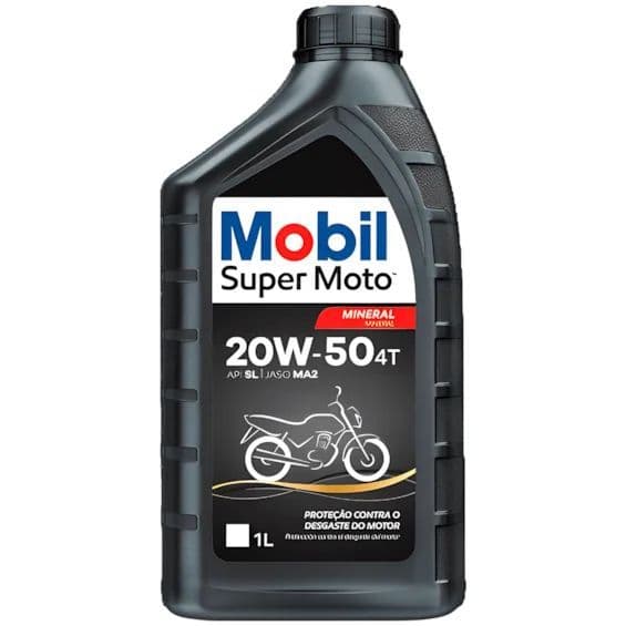 Óleo 20W50 Mobil Mineral Para Motor 1L