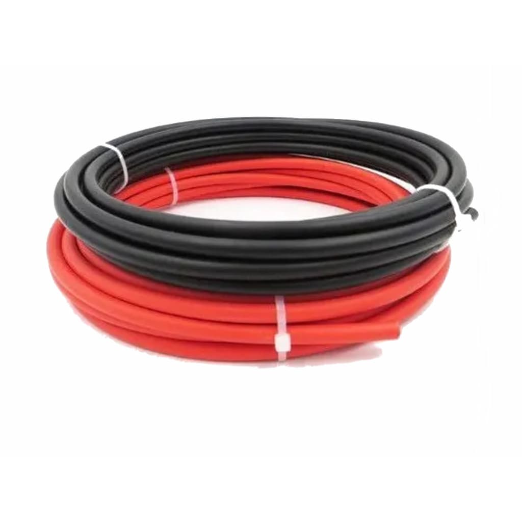 Cabo Solar Fotovoltaico 1,8kv 6mm² 5m Vermelho + 5m Preto