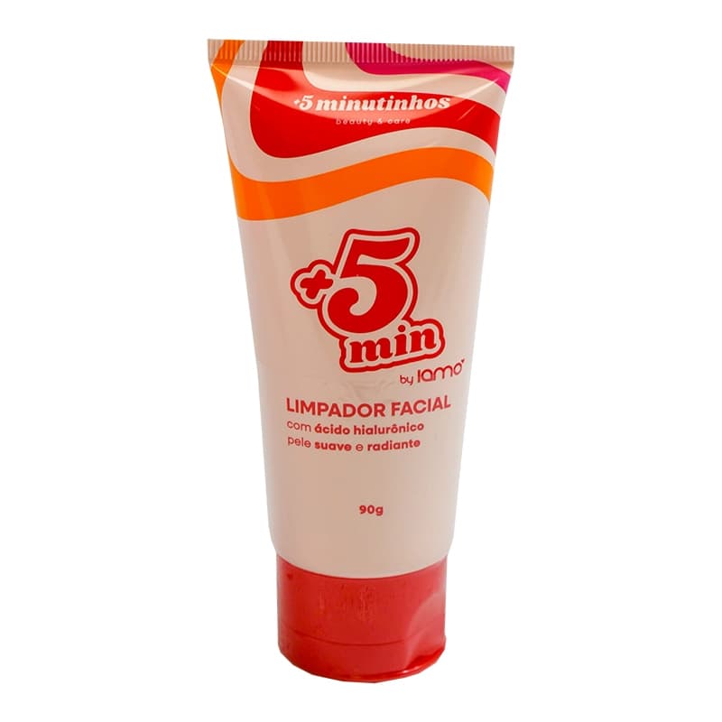 Sabonete Cremoso Facial Cleanser +5 Min IAMO com Ácido Hialurônico 90g