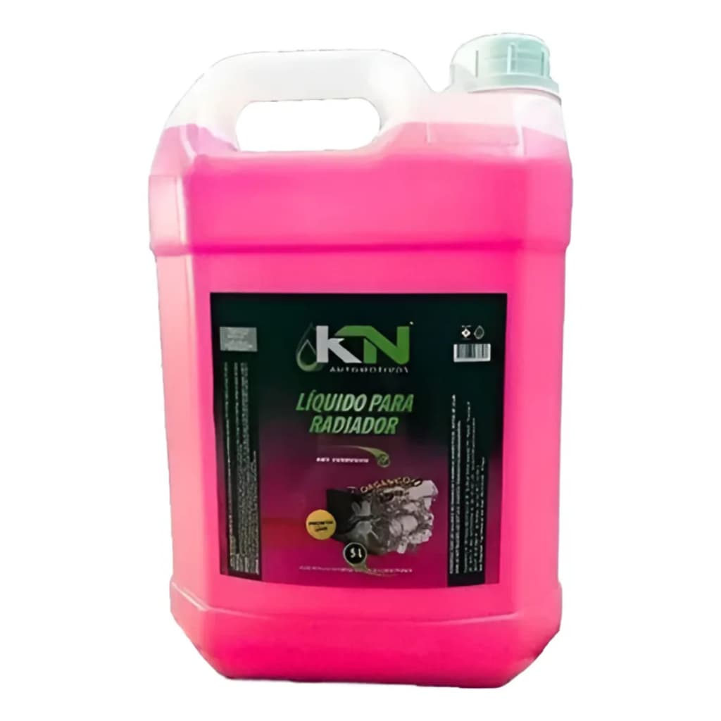 Aditivo De Radiador Rosa Orgânico Pronto Para Uso 5L