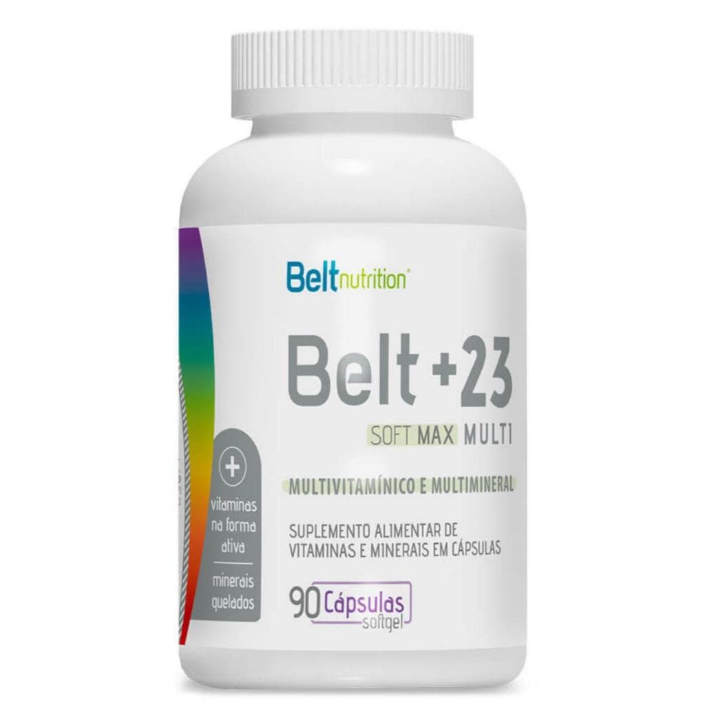 Belt +23 Soft Max - 90 Cápsulas - Belt Nutrition Com Nf Belt 23 Caps Max