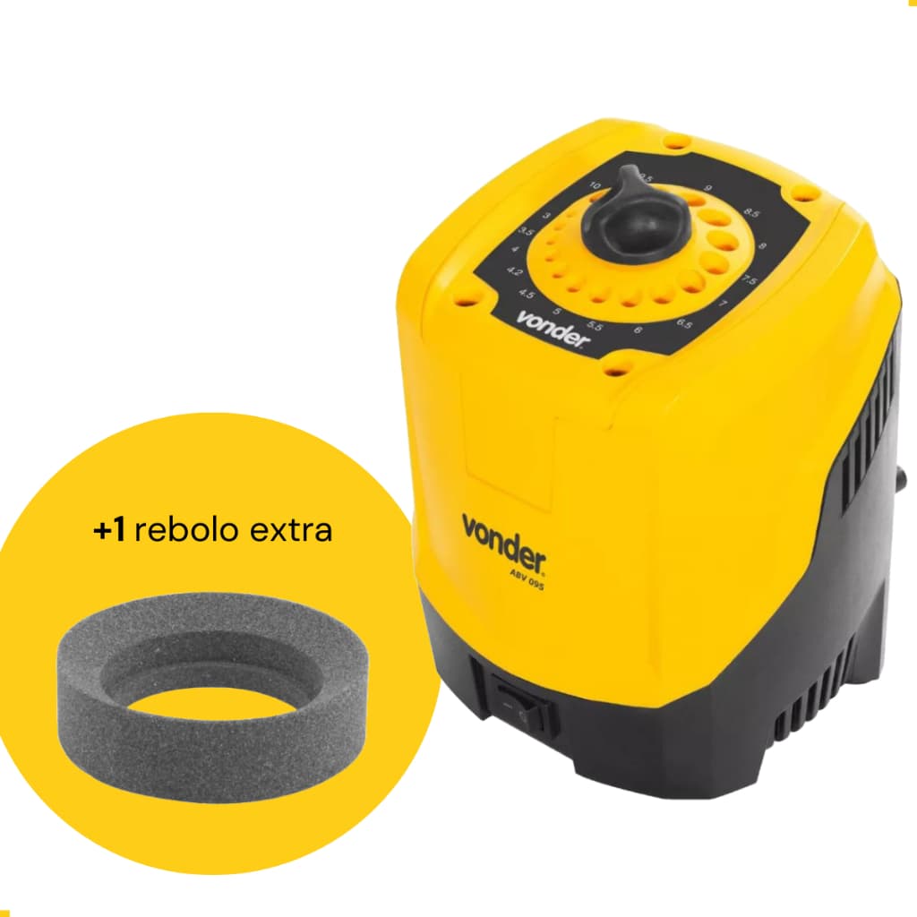 Afiador de Brocas de 3mm até 10mm Elétrico Profissional Amolador 110V / 220V Pedra Rebolo Extra
