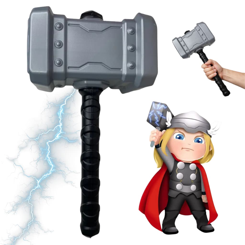 Martelo Marreta Infantill Thor Brinquedo Vingadores Marvel Menino