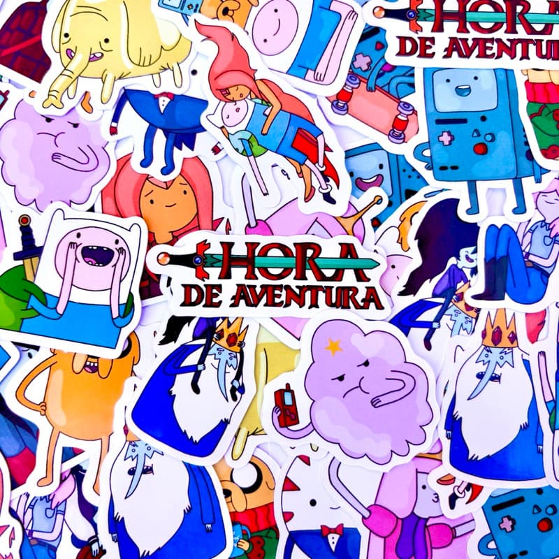 Adesivos stickers - HORA DE AVENTURA - figurinhas para bullet journal planner caderno agenda scrapbook presentes
