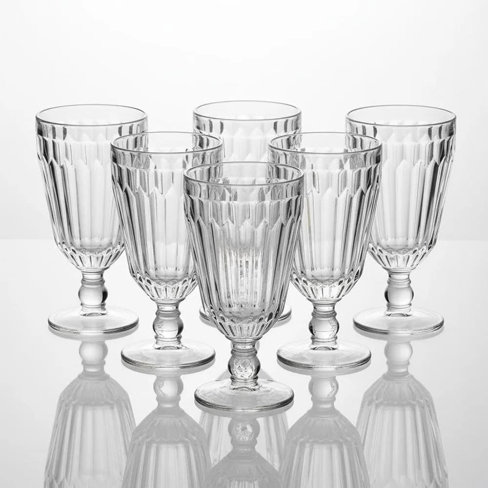 Jogo Com 6 Tacas Arrow Transparente 335ml Casambiente