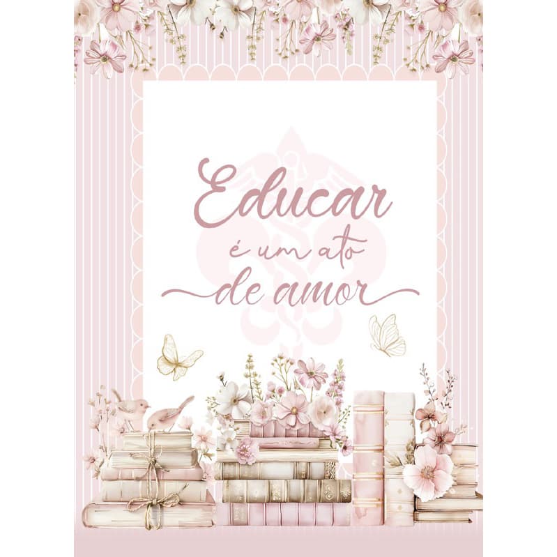 📘 Agenda Professora por Amor 2026 | Floral Delicada | Organização & Carinho