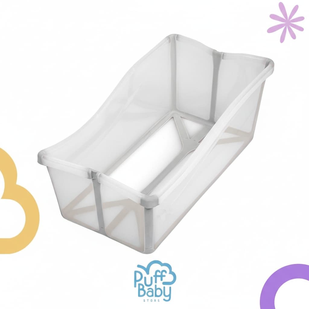 Banheira quadrada dobrável sensor de temperatura 20 Litros viagem transporte bebê infantil